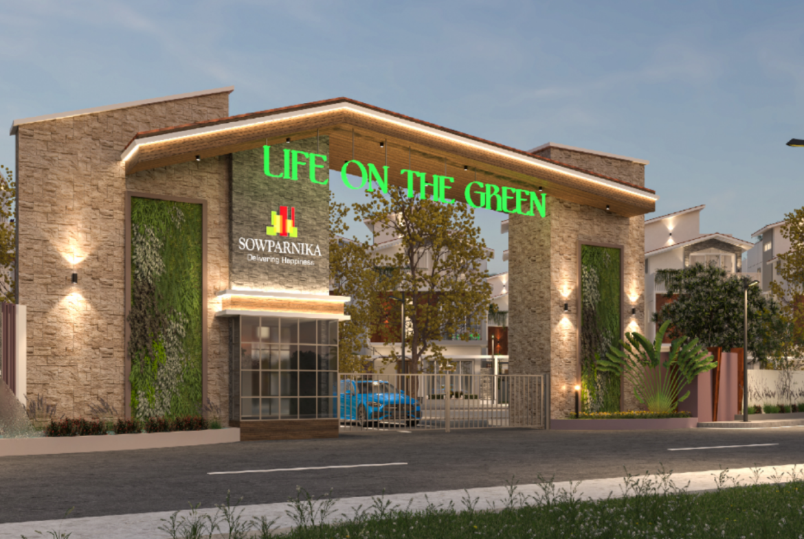 Sowparnika Life on the Green 5 BHK Triplex Villa Floor Plan East Facing