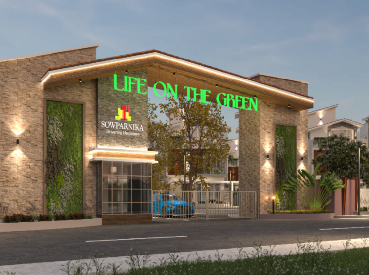 Sowparnika Life on the Green 5 BHK Triplex Villa Floor Plan East Facing