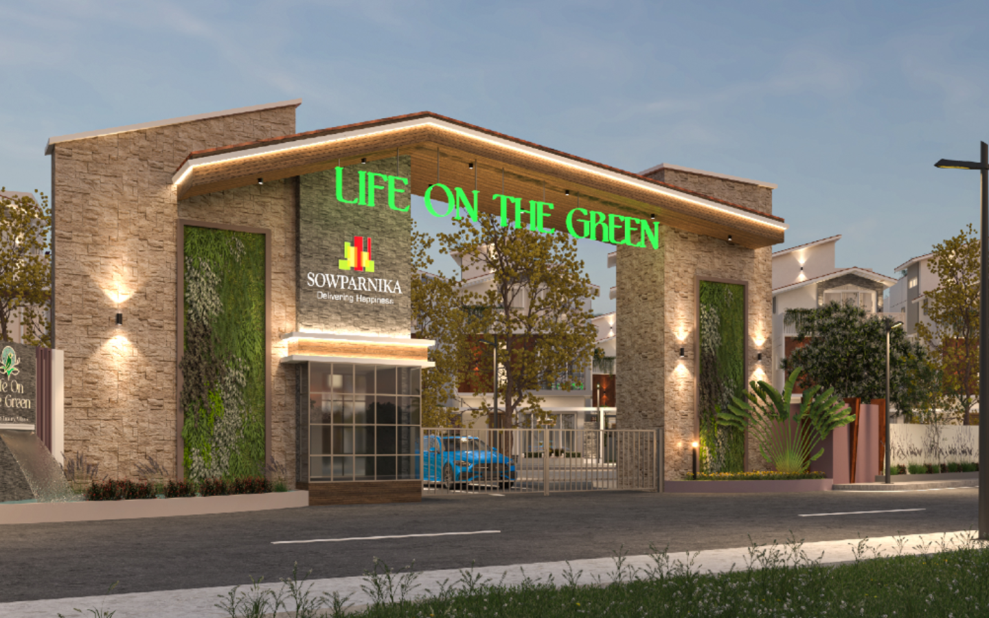 Sowparnika Life on the Green 5 BHK Triplex Villa Floor Plan East Facing